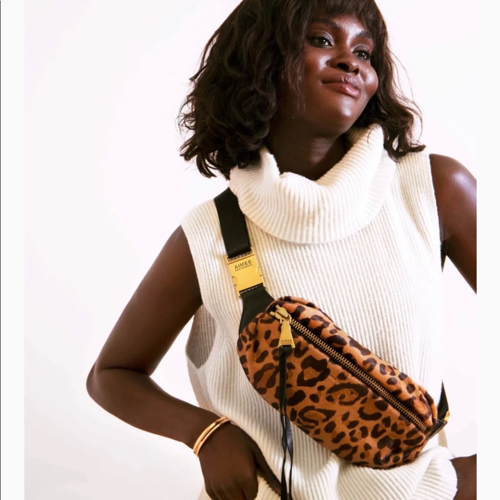 Leopard Haircalf Milan Bum Bag